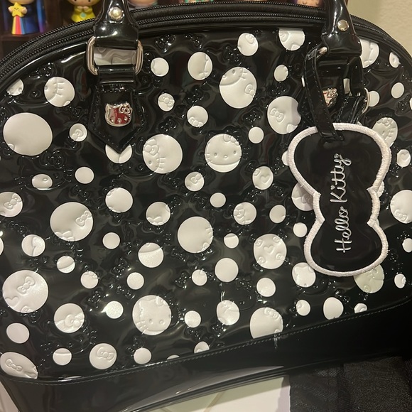 New never used Hello Kitty tote with polka dots - Picture 3 of 9